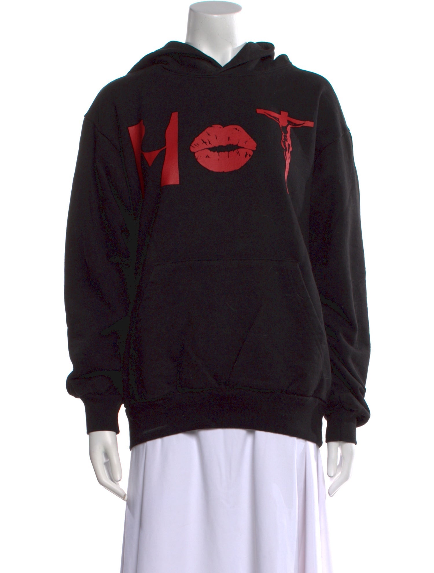 Praying Graphic Print Crew Neck Sweatshirt