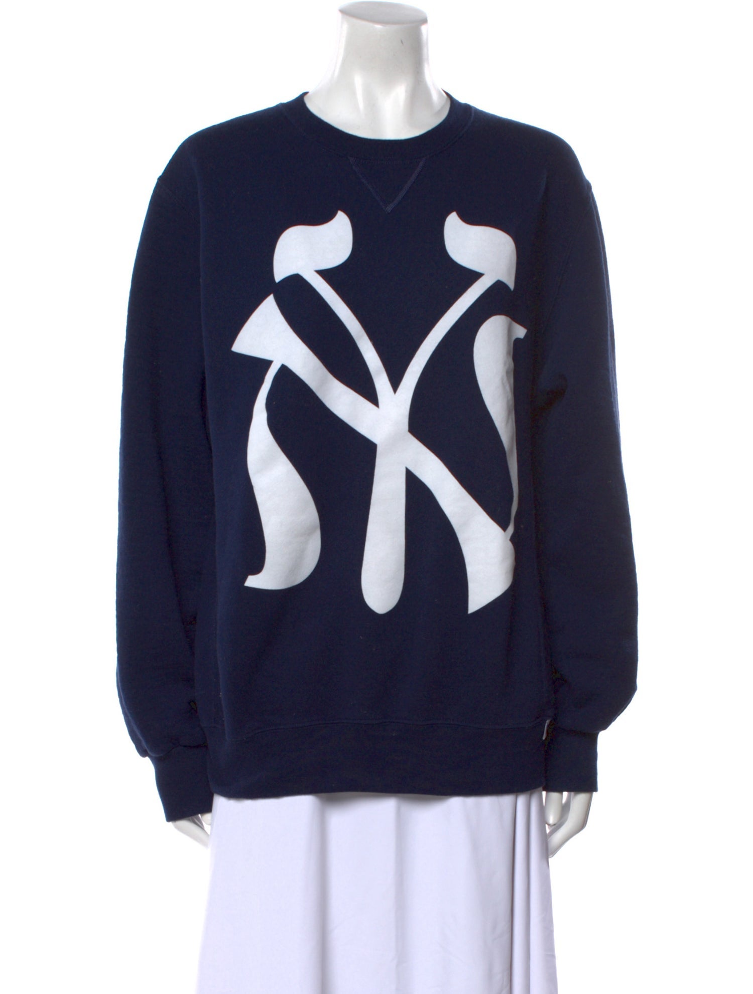 Praying Graphic Print Crew Neck Sweatshirt