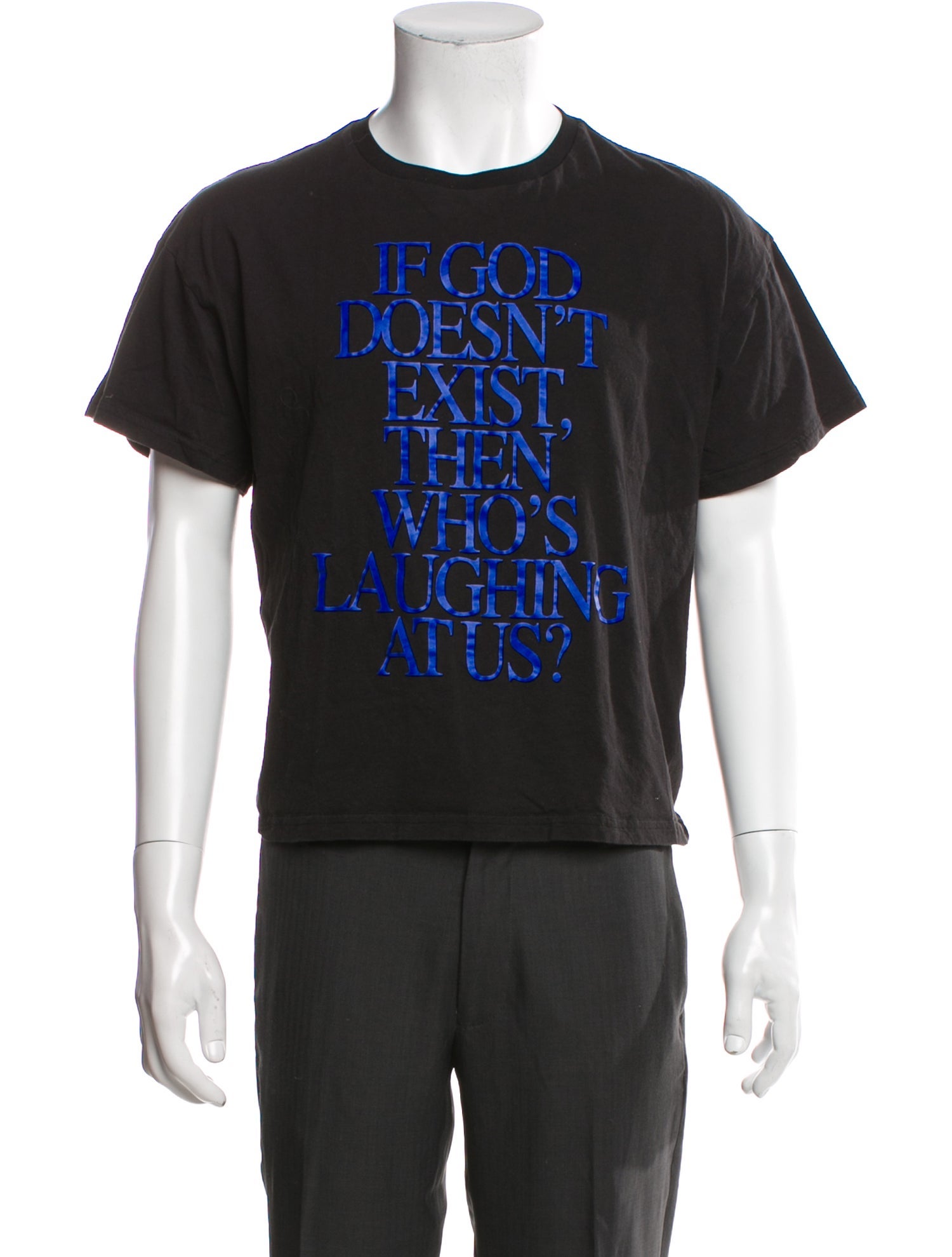 Praying Graphic Print Crew Neck T-Shirt