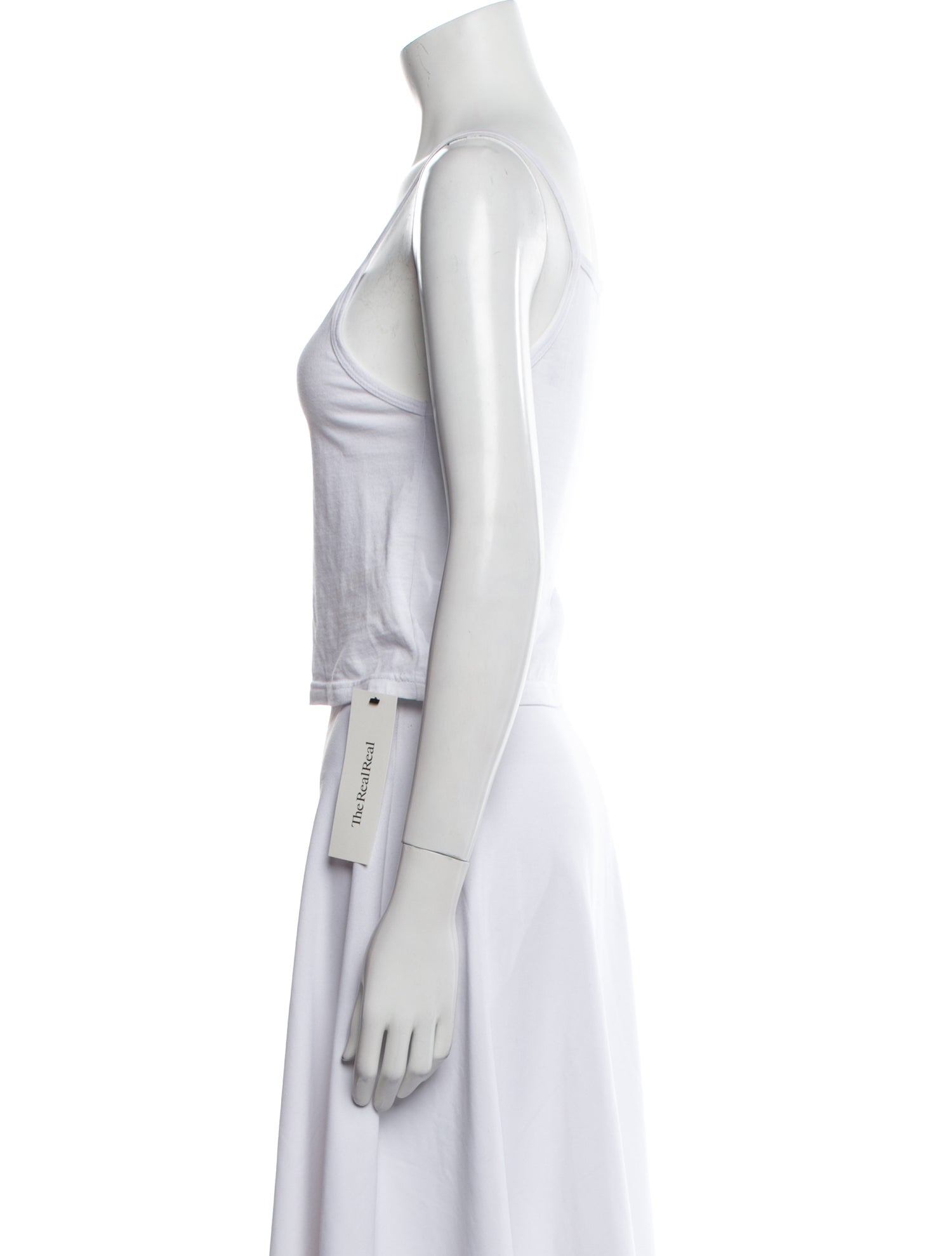 Praying Graphic Print Square Neckline Top