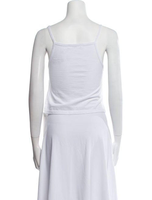 Praying Graphic Print Square Neckline Top