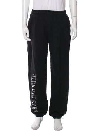 Praying Graphic Print Lounge Bottoms