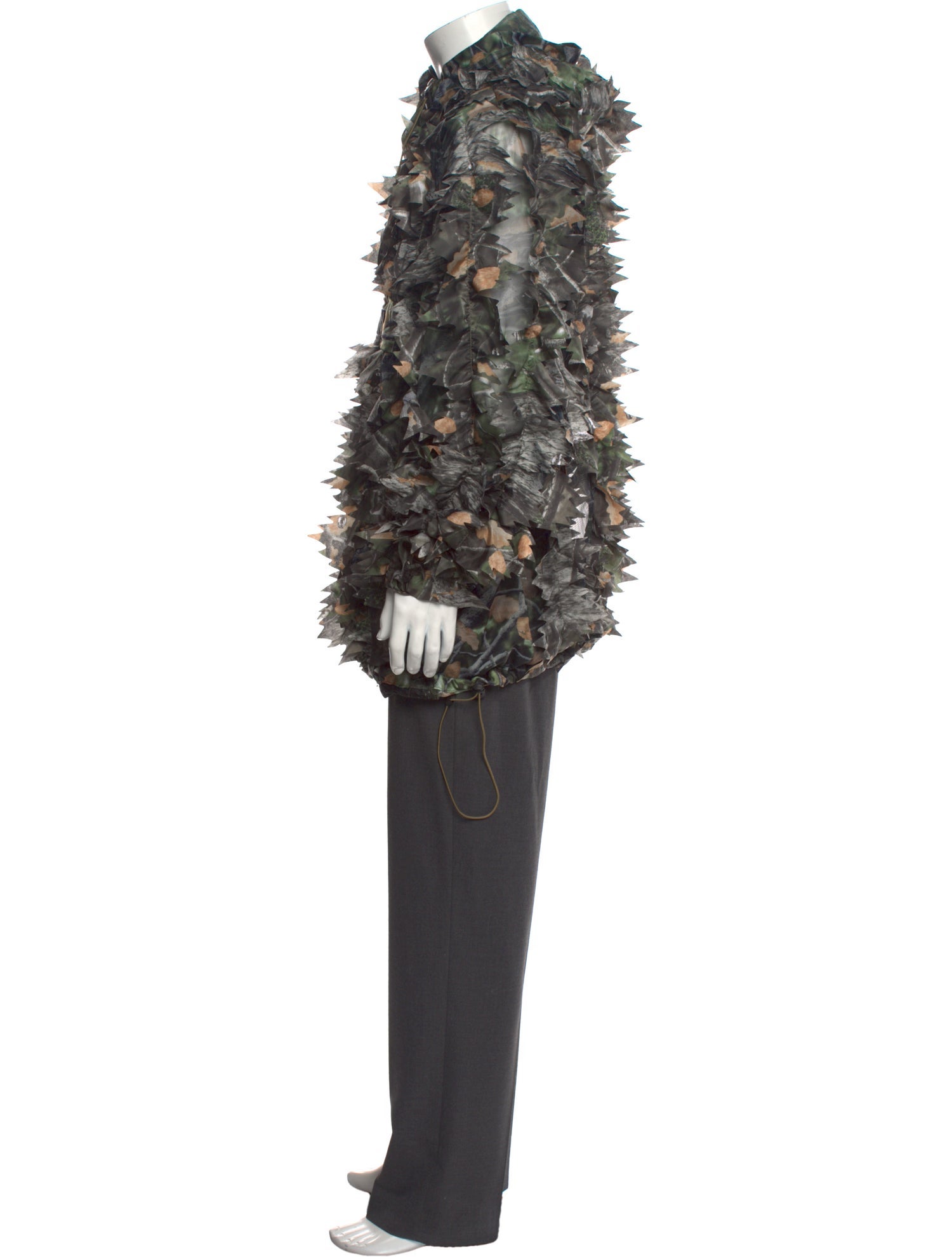 Praying Printed Mock Neck Hoodie