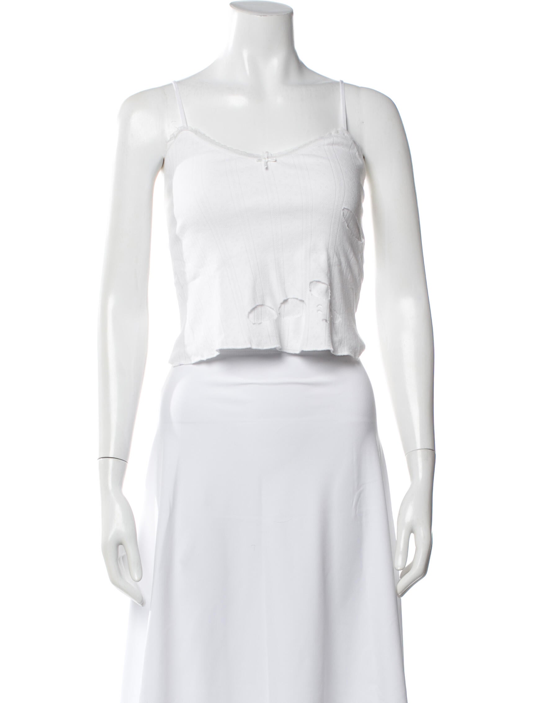 Praying Scoop Neck Sleeveless Crop Top