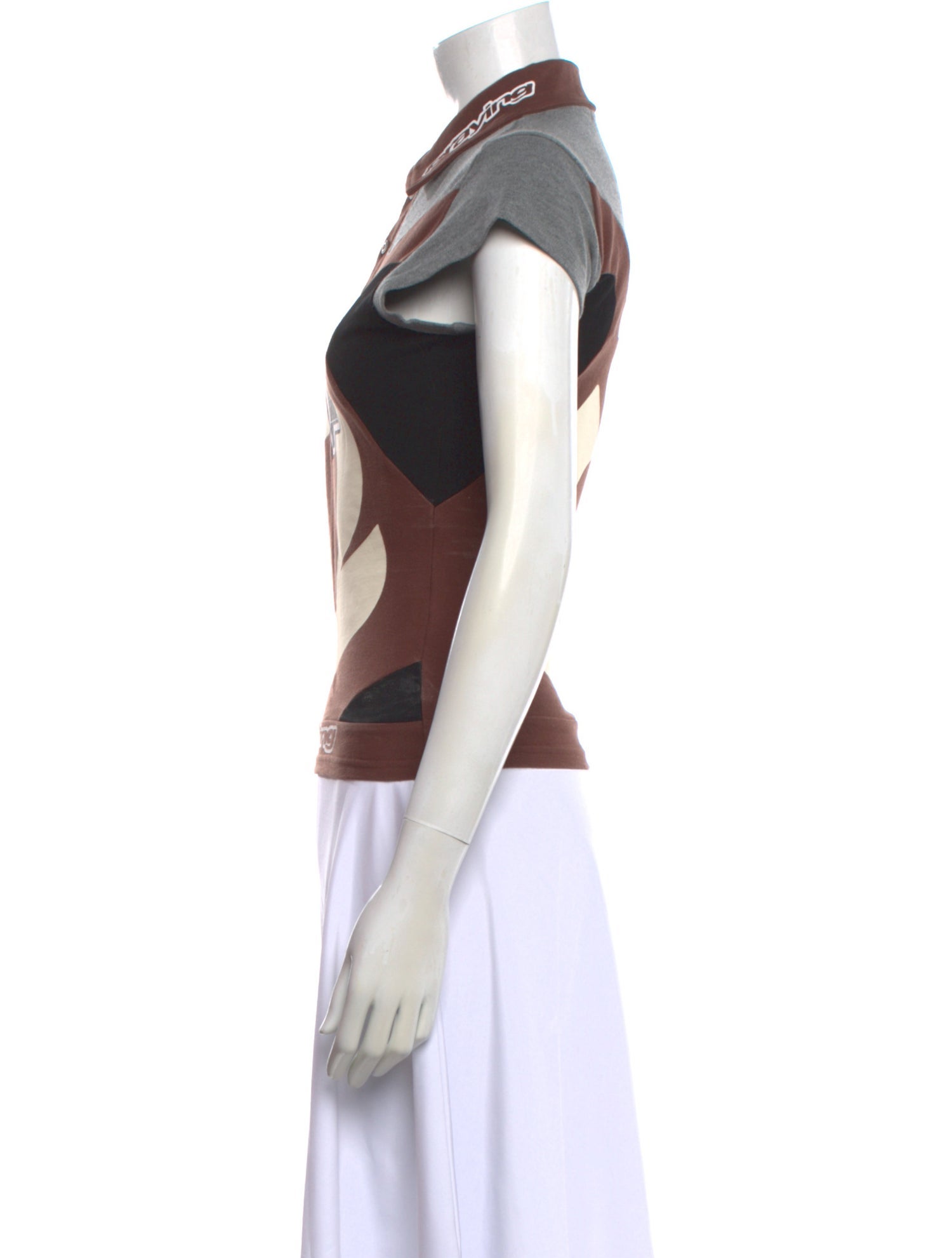 Praying Graphic Print Short Sleeve Polo