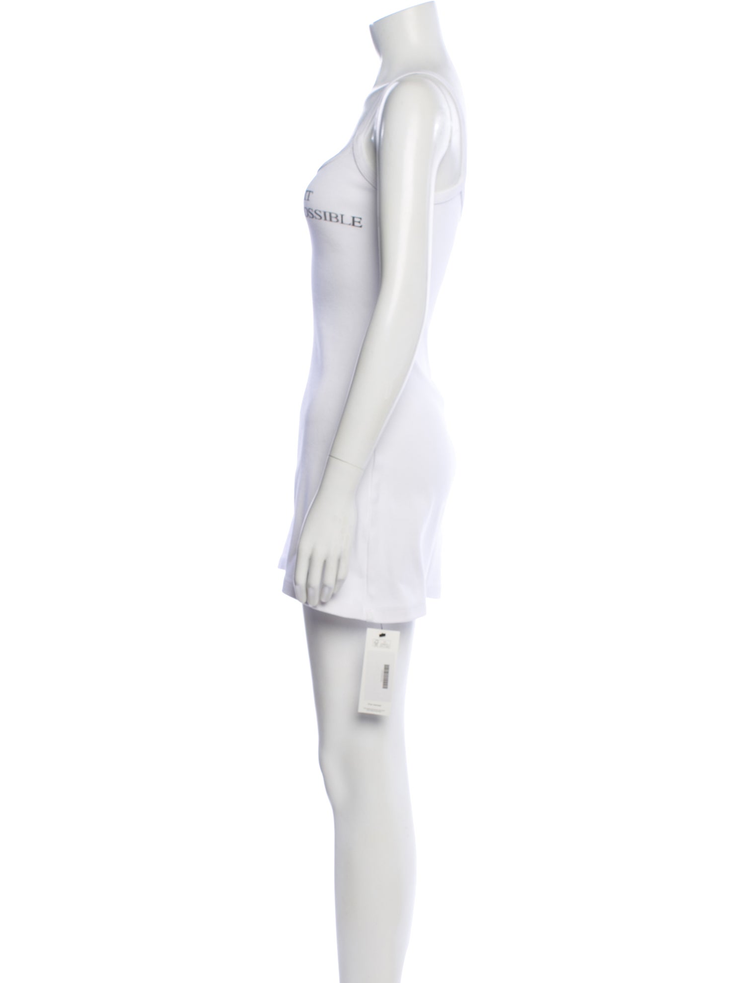 Praying Scoop Neck Mini Dress