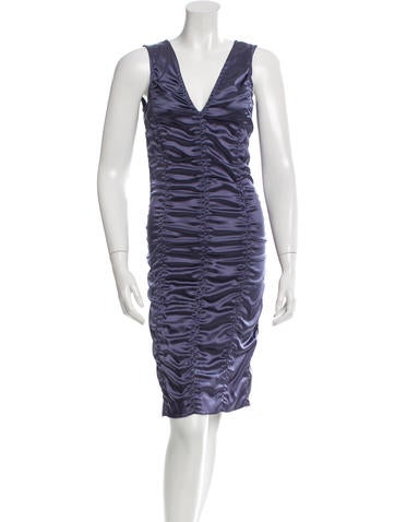 Philosophy di Alberta Ferretti Sleeveless Ruched Dress