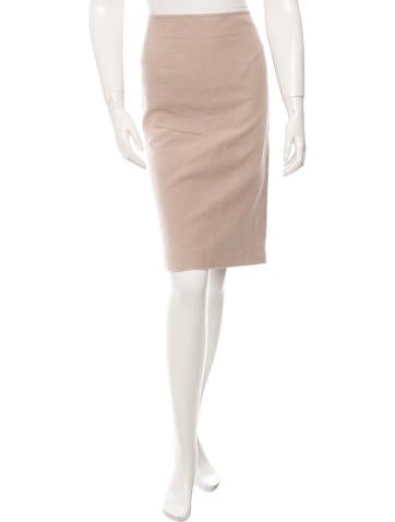 Philosophy di Alberta Ferretti Grey Pencil Skirt