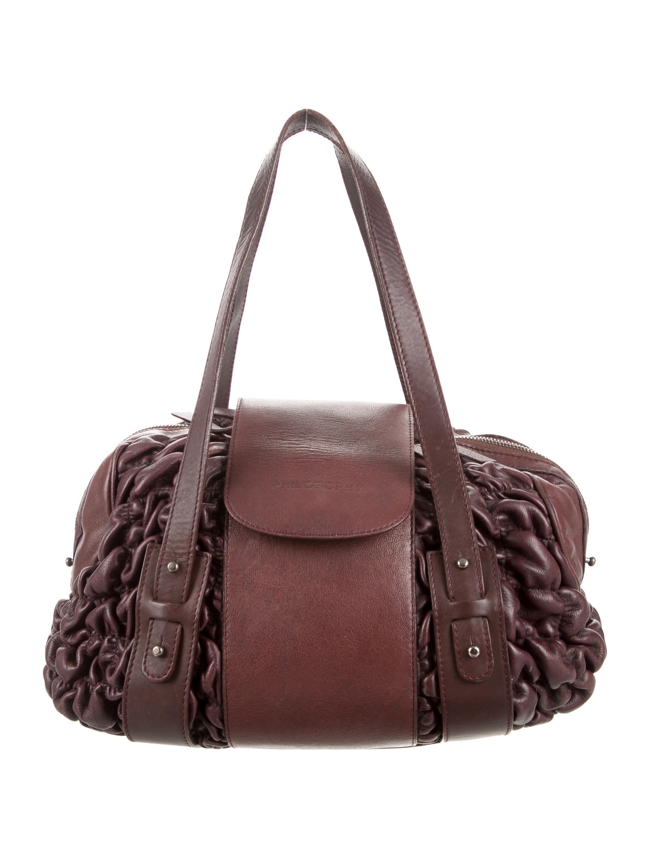 Philosophy Di Alberta Ferretti Puckered Leather Shoulder Bag Women Handbags Philosophy Di Alberta Ferretti Puckered Leather Shoulder Bag