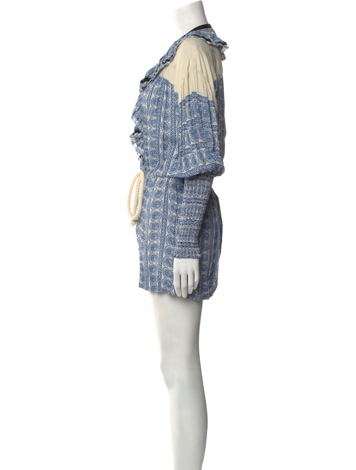 Philosophy di Alberta Ferretti Paisley Print V-Neck Romper