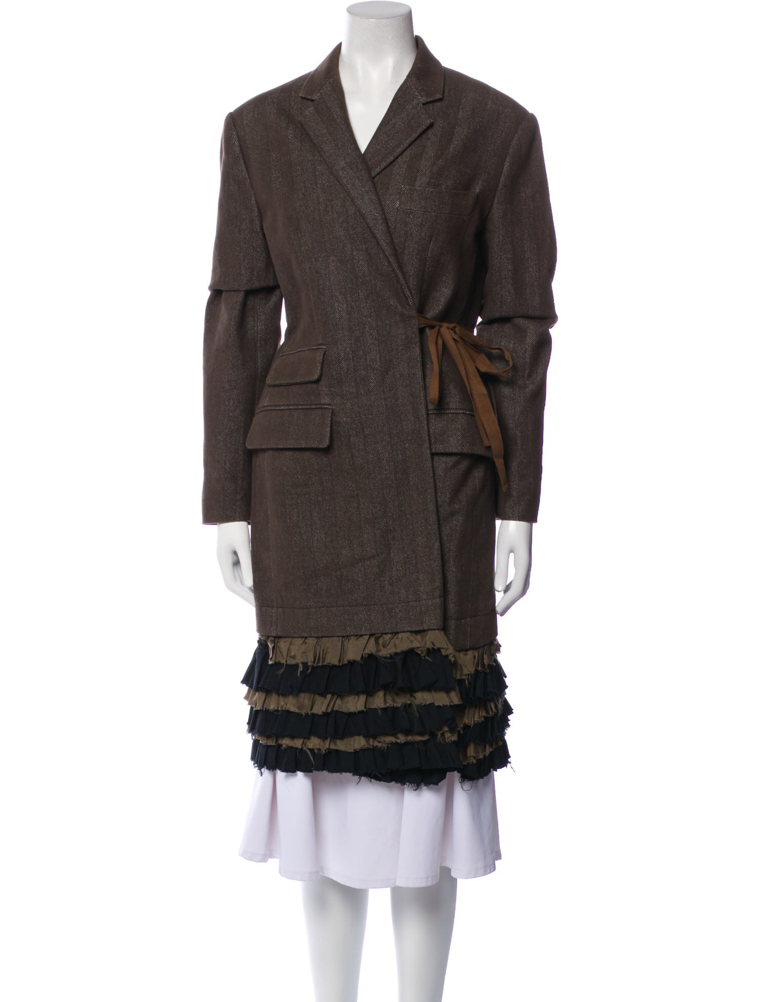 Philosophy di Alberta Ferretti Striped Coat