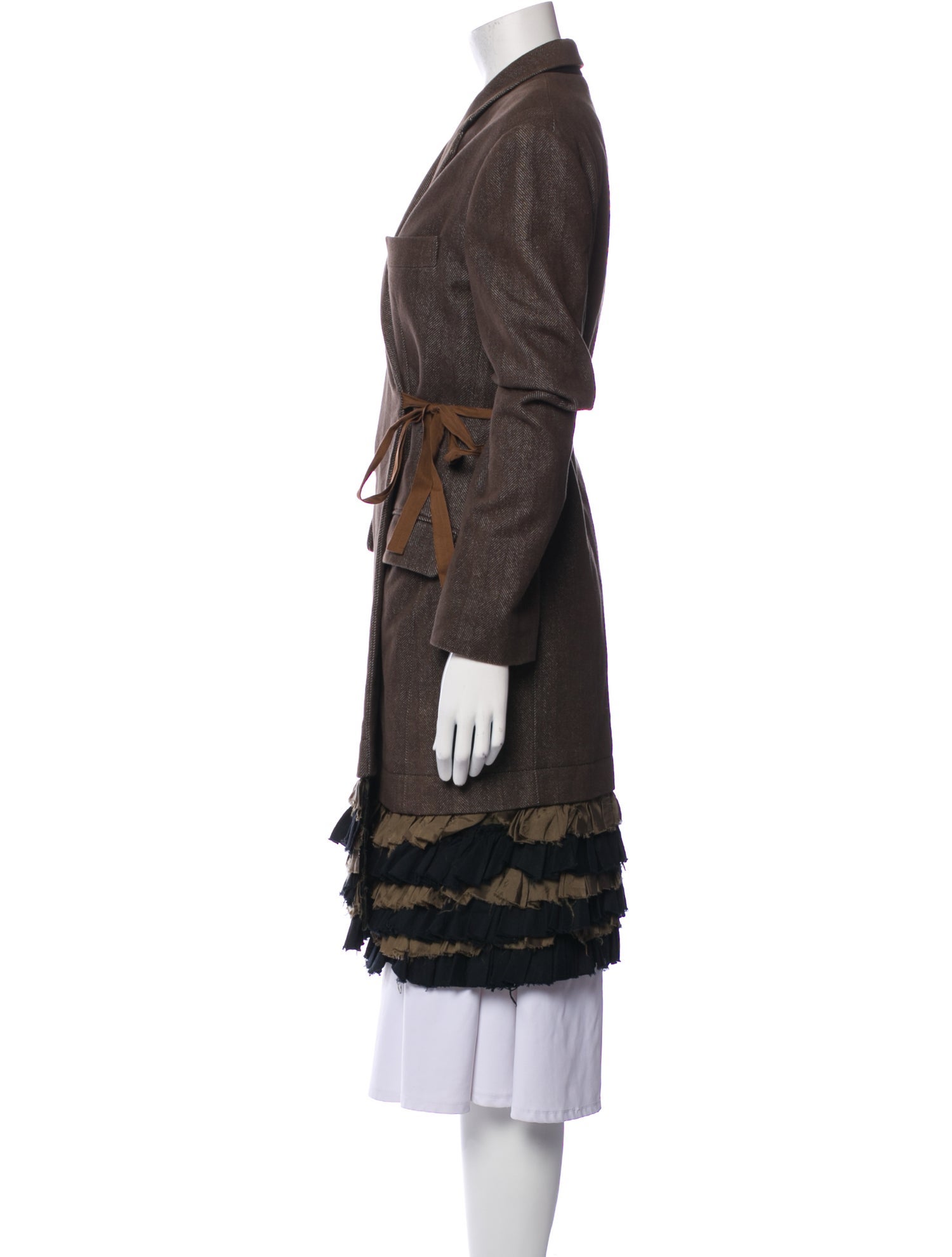 Philosophy di Alberta Ferretti Striped Coat