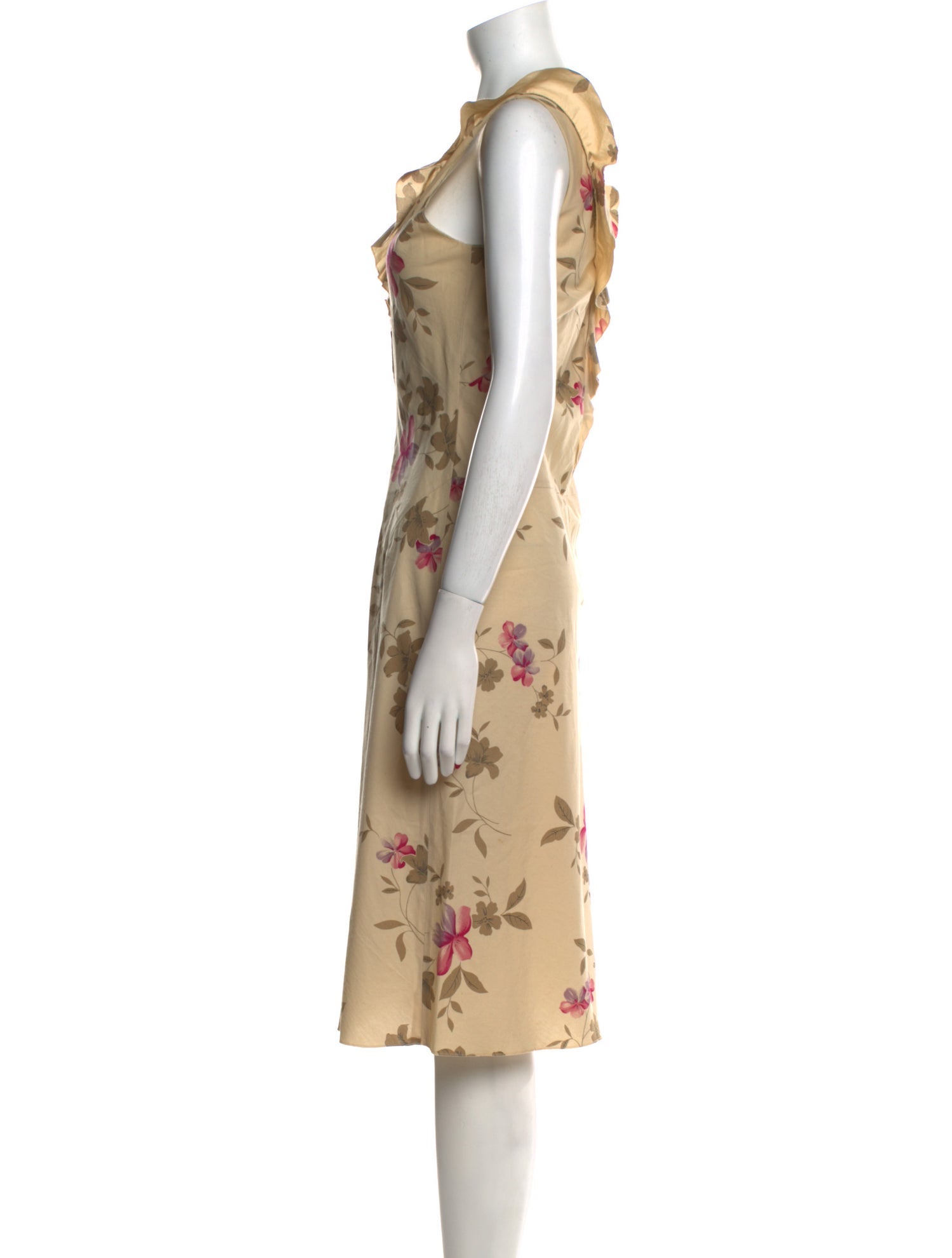 Philosophy di Alberta Ferretti Floral Print Knee-Length Dress