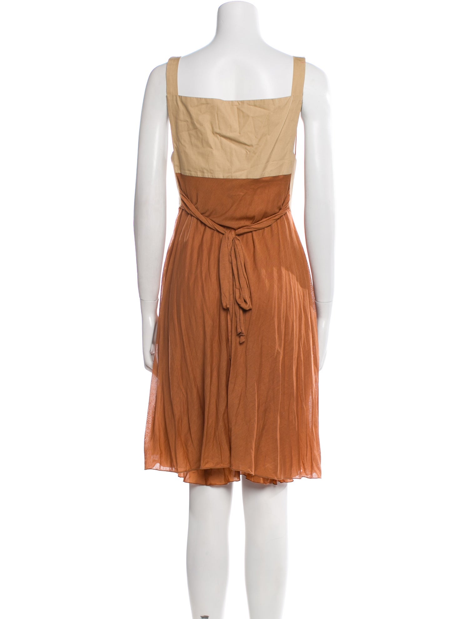 Philosophy di Alberta Ferretti Silk Knee-Length Dress