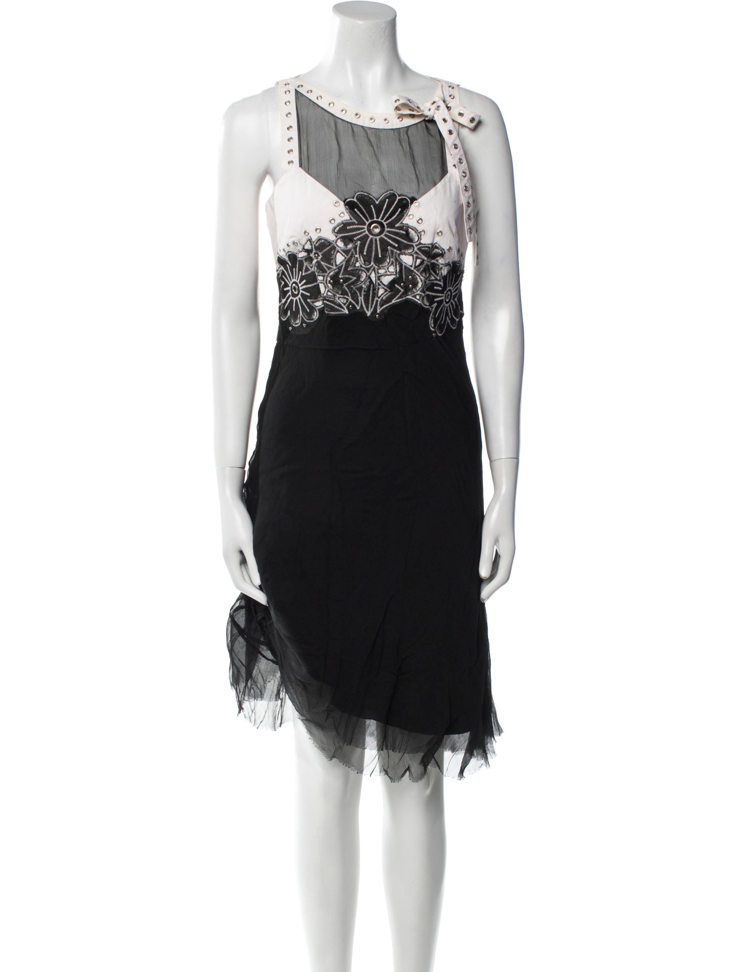 Philosophy di Alberta Ferretti Bateau Neckline Mini Dress