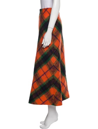 Philosophy di Alberta Ferretti Wool Midi Length Skirt