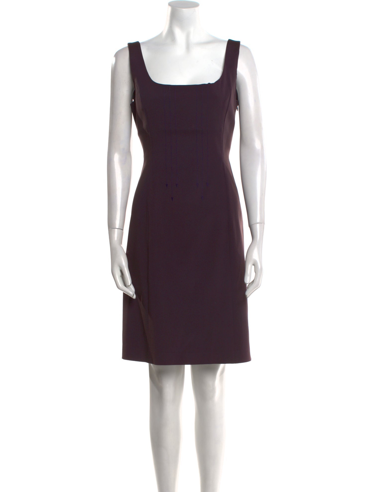 Philosophy di Alberta Ferretti Square Neckline Mini Dress