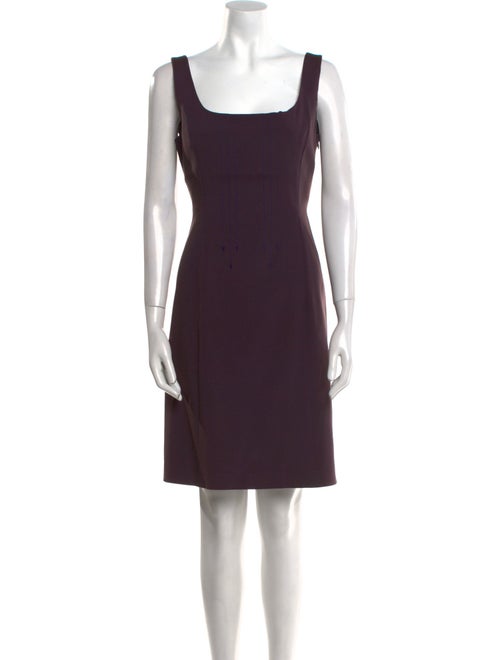Philosophy di Alberta Ferretti Square Neckline Mini Dress