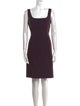 Philosophy di Alberta Ferretti Square Neckline Mini Dress