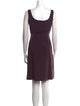 Philosophy di Alberta Ferretti Square Neckline Mini Dress