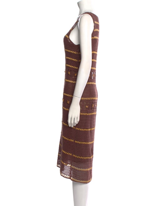 Philosophy di Alberta Ferretti Wool Long Dress