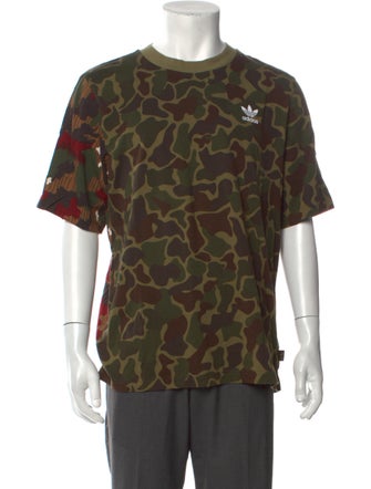 Pharrell Williams x Adidas HU Hiking Camouflage Camouflage Print T-Shirt