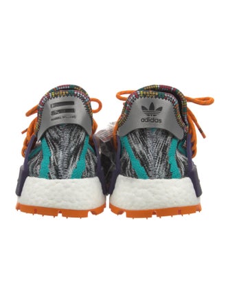 Pharrell Williams x Adidas NMD Hu 'Solar Pack Orange' Sneakers