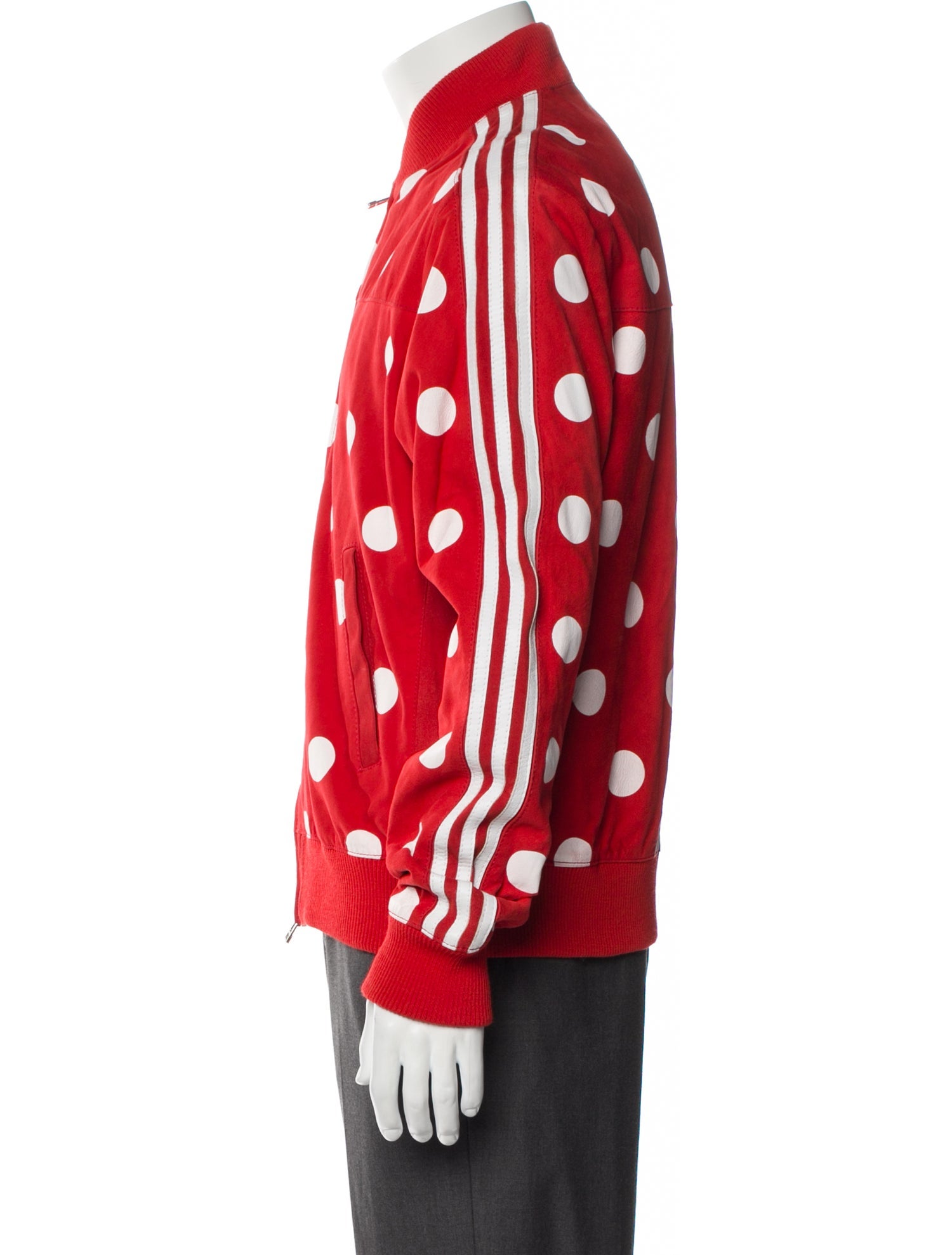Pharrell Williams x Adidas Goat Leather Polka Dot Print Jacket