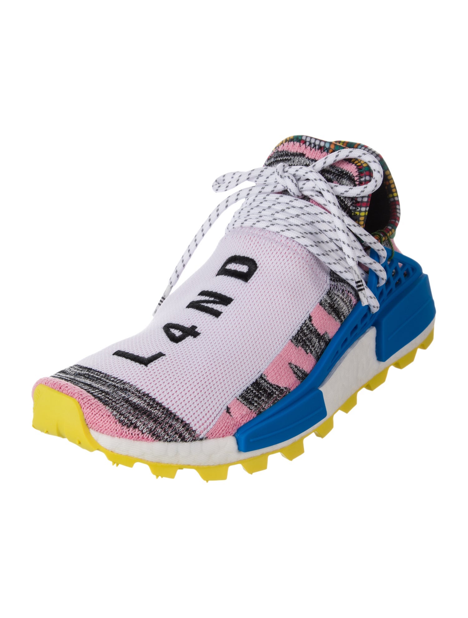 Pharrell Williams x Adidas Printed Mesh Accents Athletic Sneakers w/ Tags