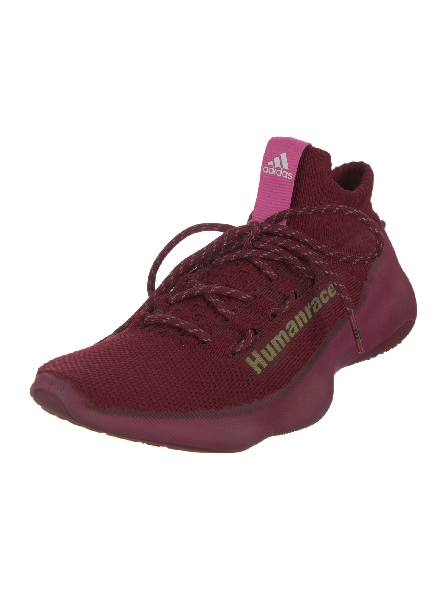 Pharrell Williams x Adidas Pharrell x Human Race Sichona 'Burgundy' Sock Sneakers