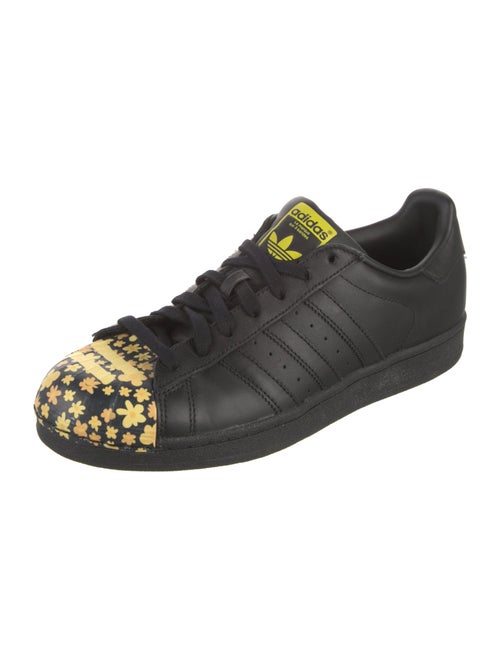 Pharrell Williams x Adidas Leather Floral Print Sneakers