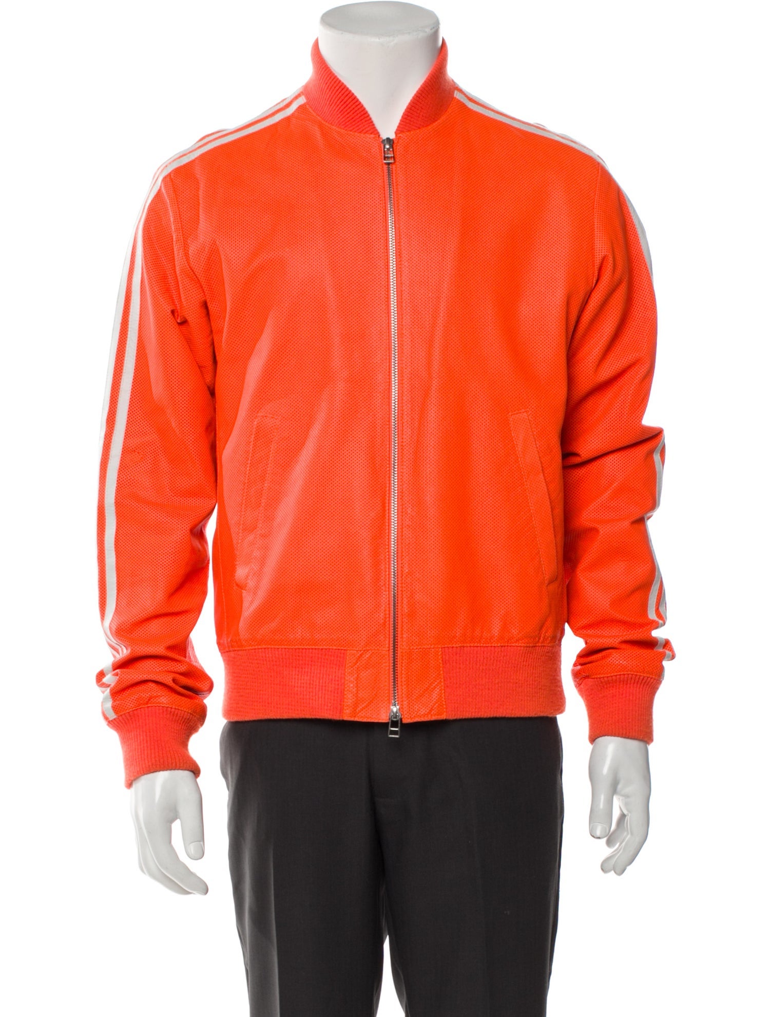 Pharrell Williams x Adidas Lamb Leather Bomber Jacket