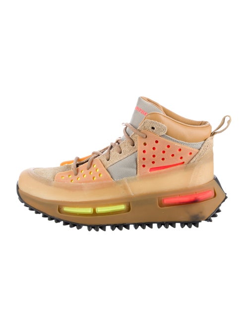 Pharrell Williams x Adidas Suede Printed Sneakers