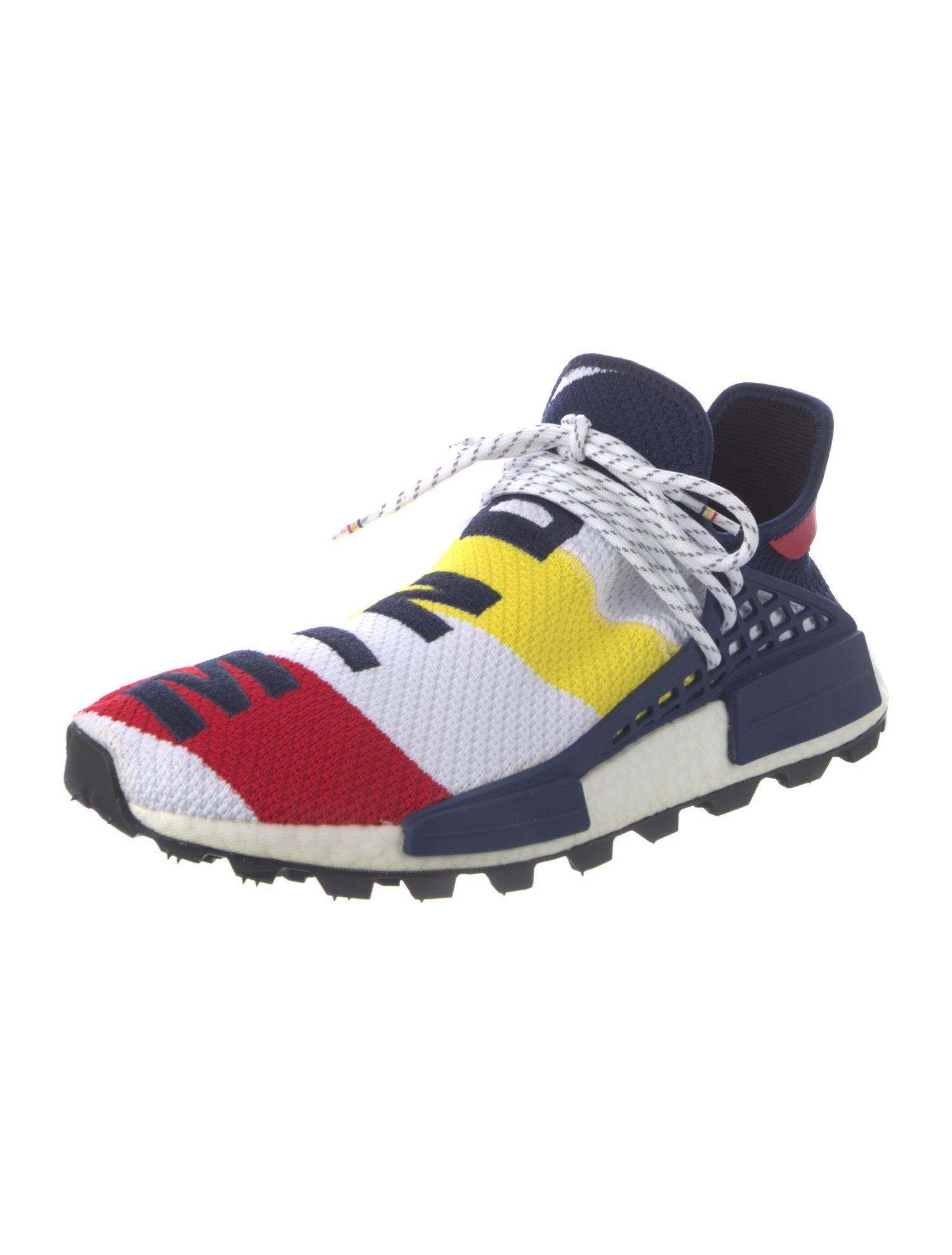 Pharrell Williams x Adidas Printed Athletic Sneakers