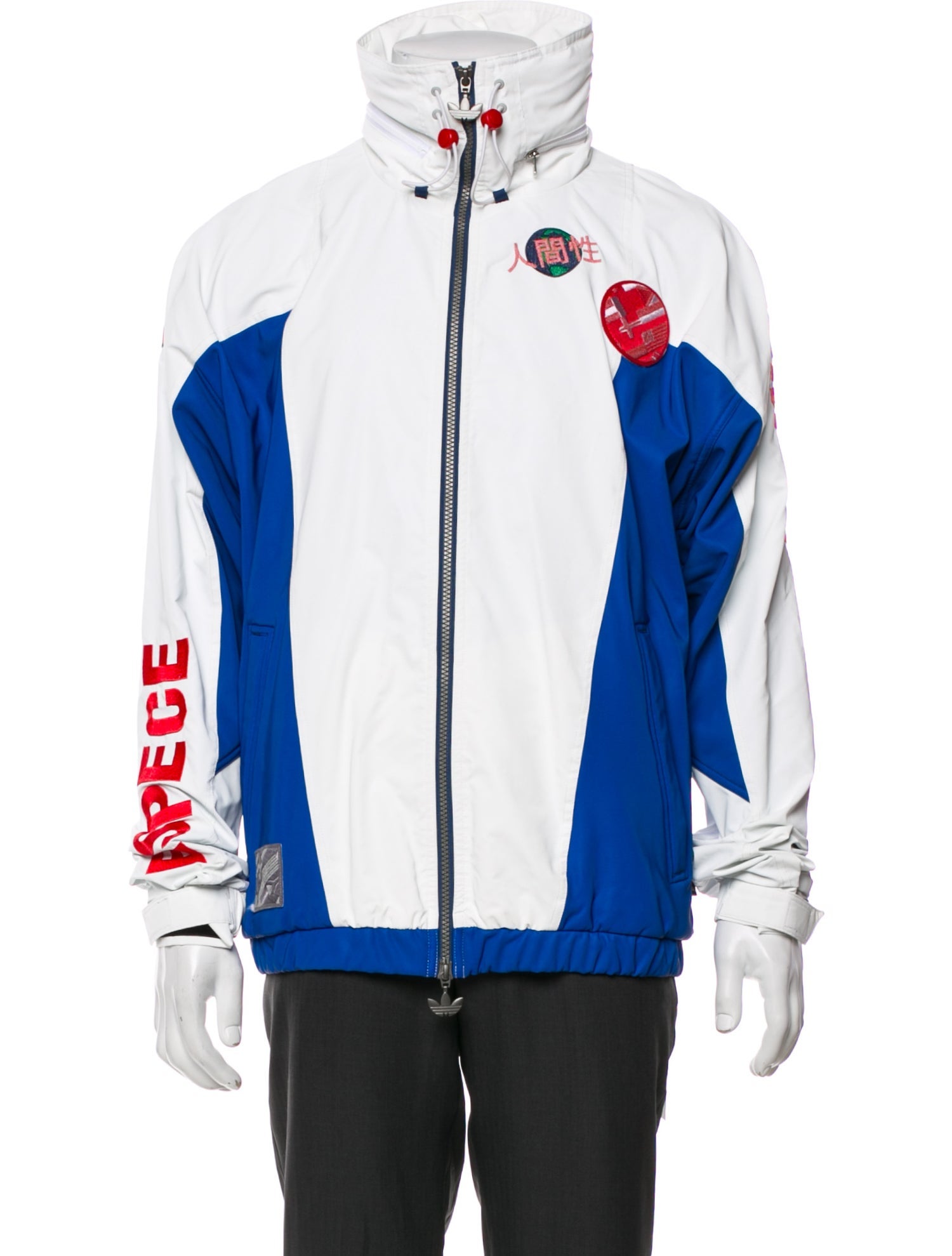 Pharrell Williams x Adidas Colorblock Pattern Windbreaker