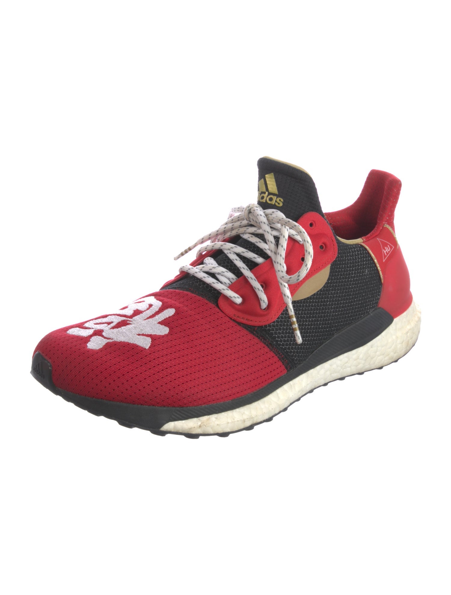 Pharrell Williams x Adidas Printed Athletic Sneakers