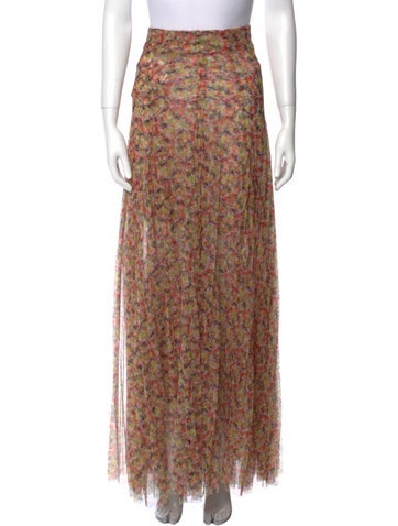 Philosophy di Lorenzo Serafini Skirts Floral Print Long Skirt Us0, It36 | XS