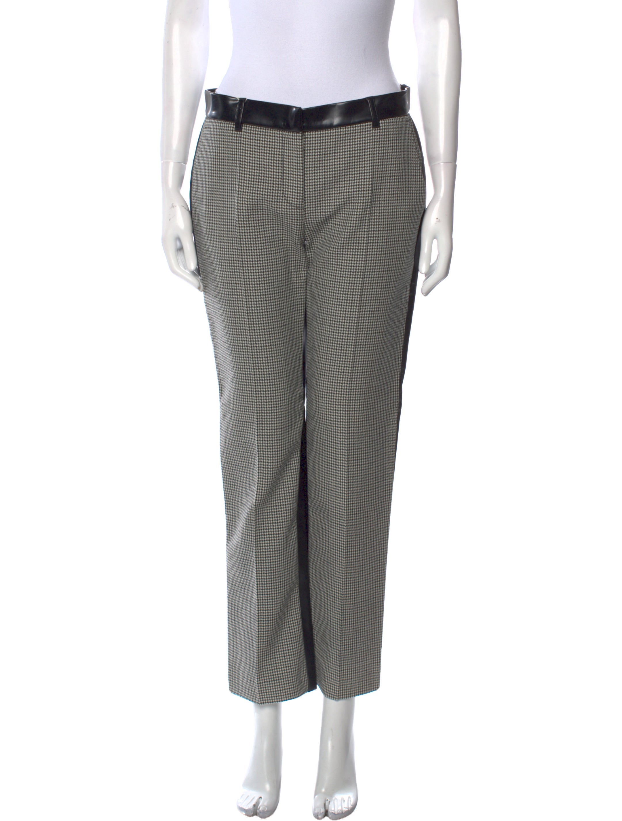 Philosophy di Lorenzo Serafini Houndstooth Print Straight Leg Pants