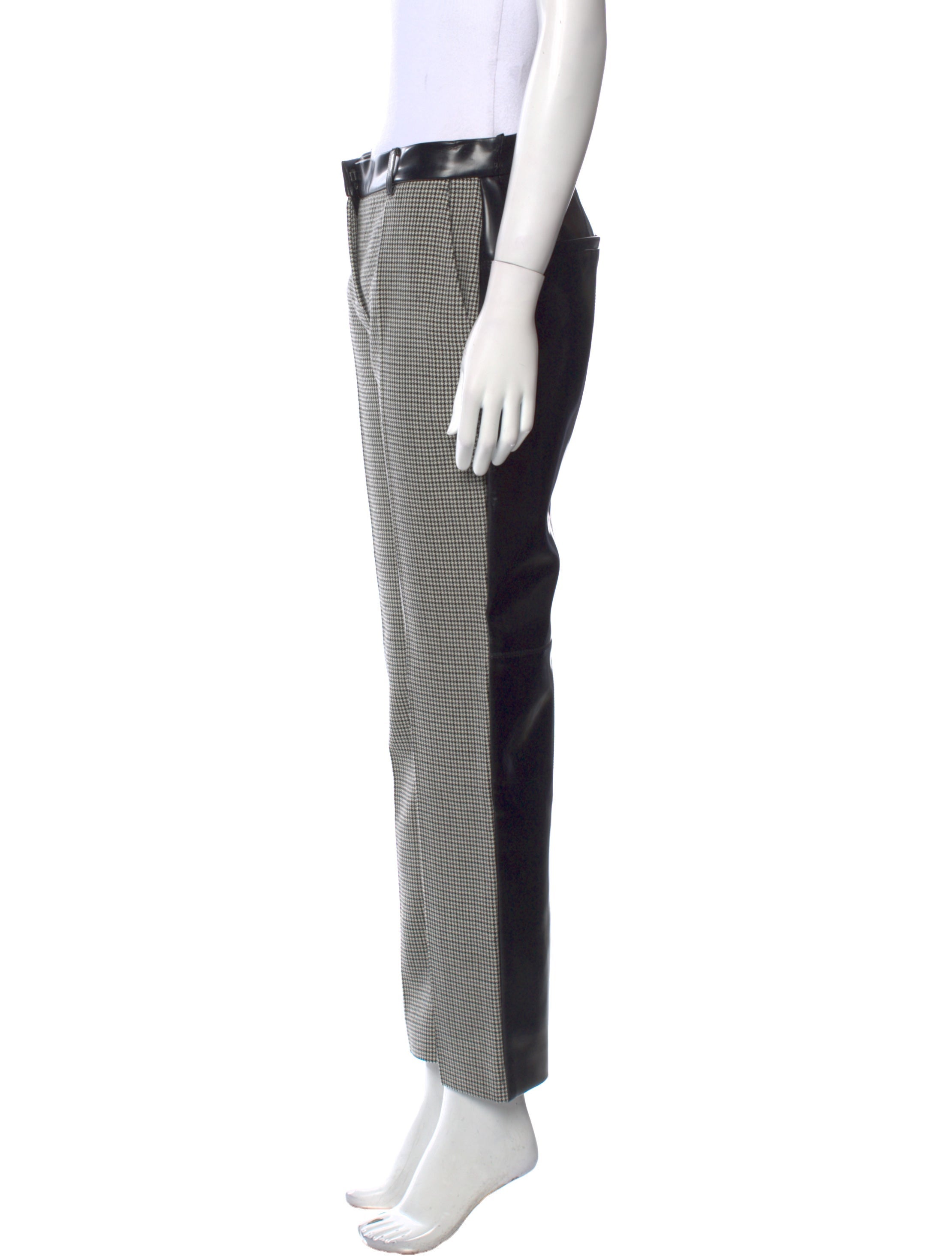 Philosophy di Lorenzo Serafini Houndstooth Print Straight Leg Pants