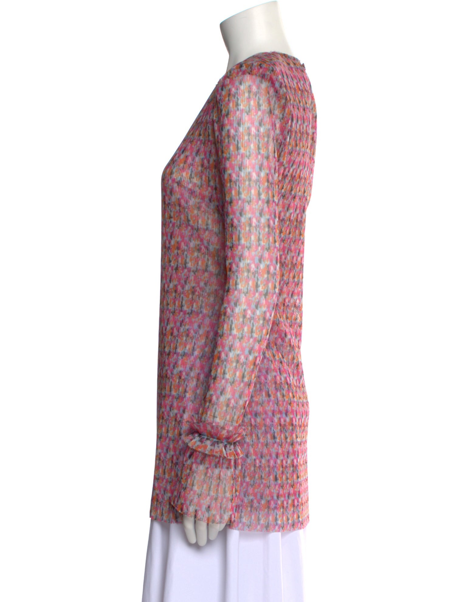 Philosophy di Lorenzo Serafini Floral Print Crew Neck Tunic w/ Tags