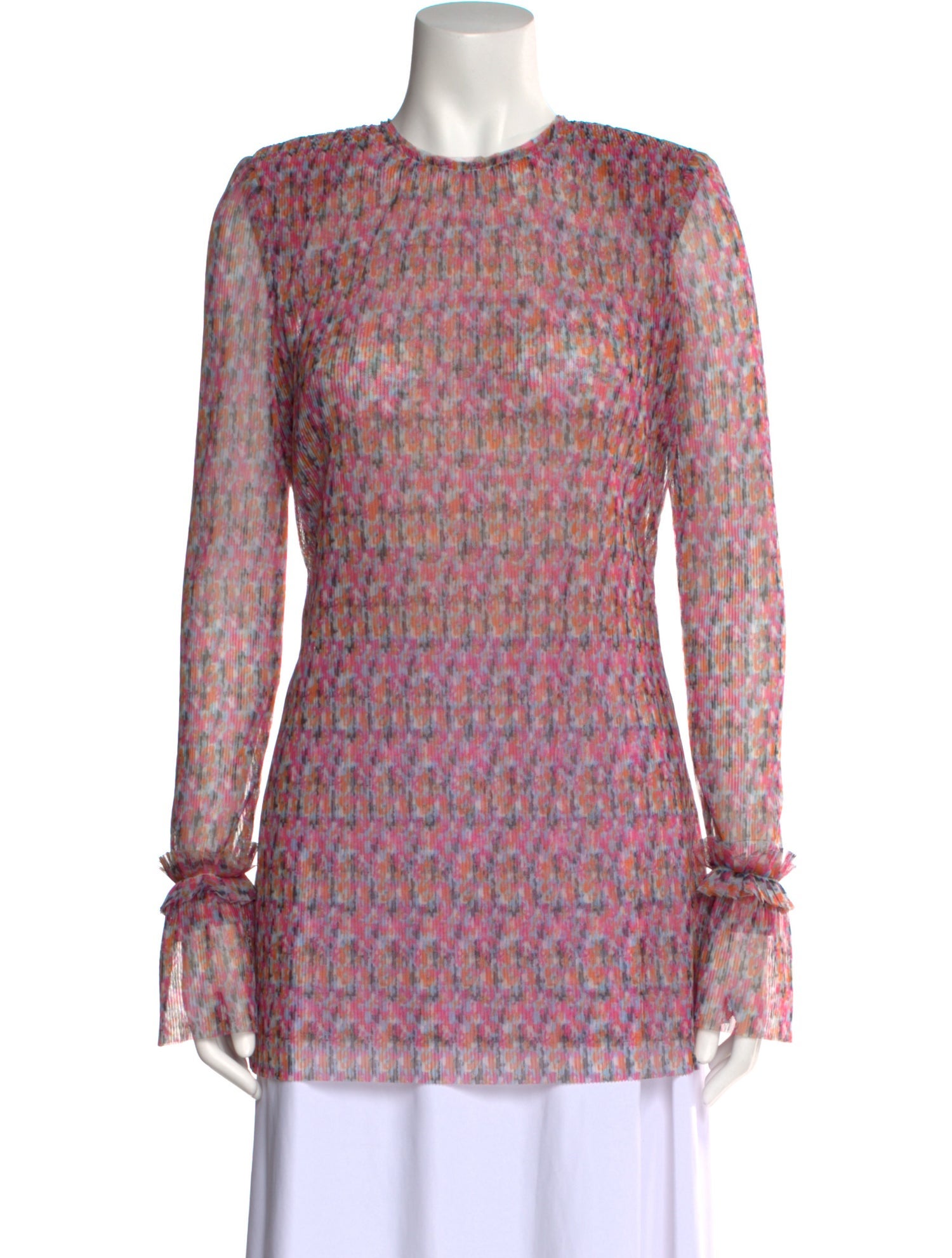 Philosophy di Lorenzo Serafini Floral Print Crew Neck Tunic w/ Tags