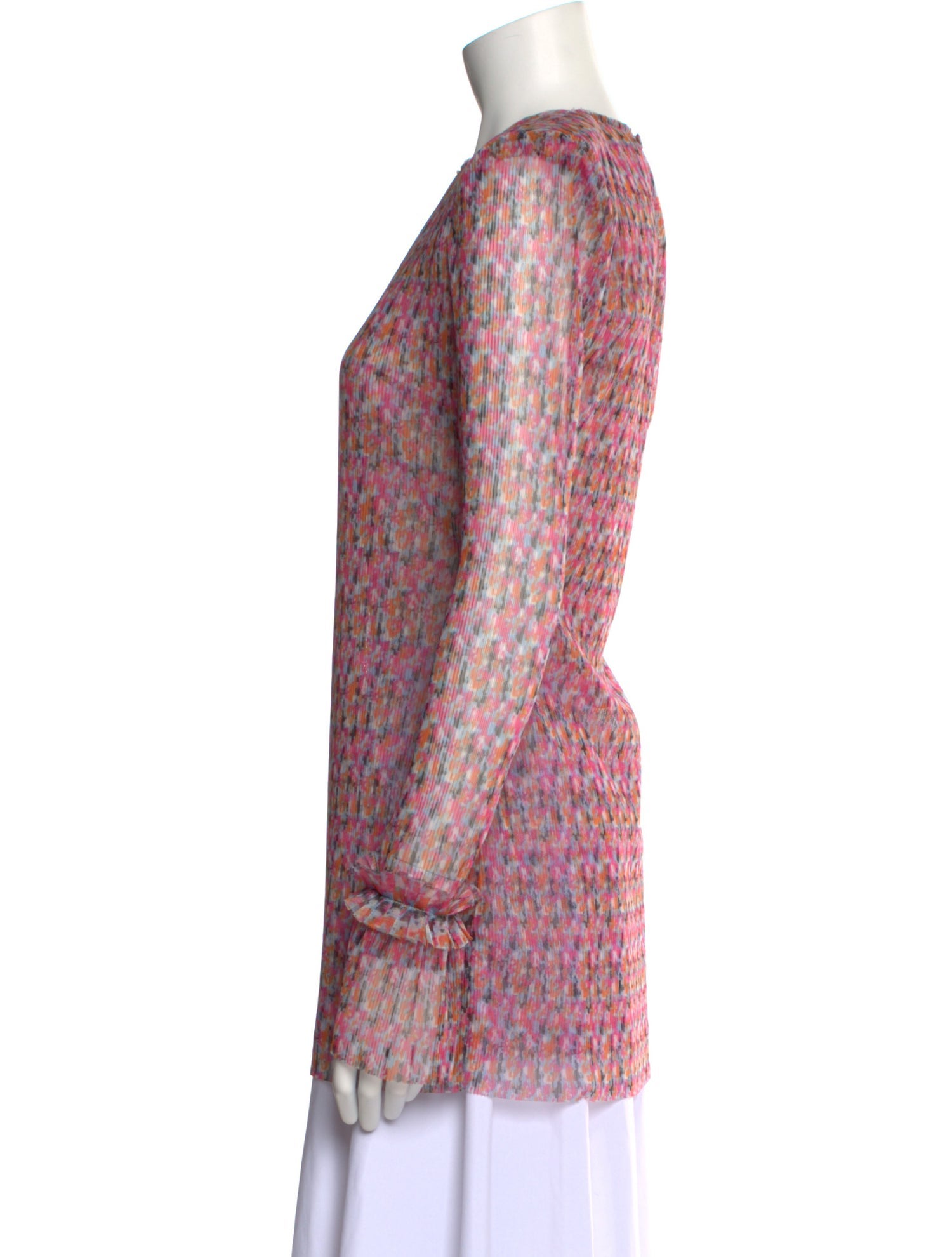 Philosophy di Lorenzo Serafini Floral Print Crew Neck Tunic w/ Tags