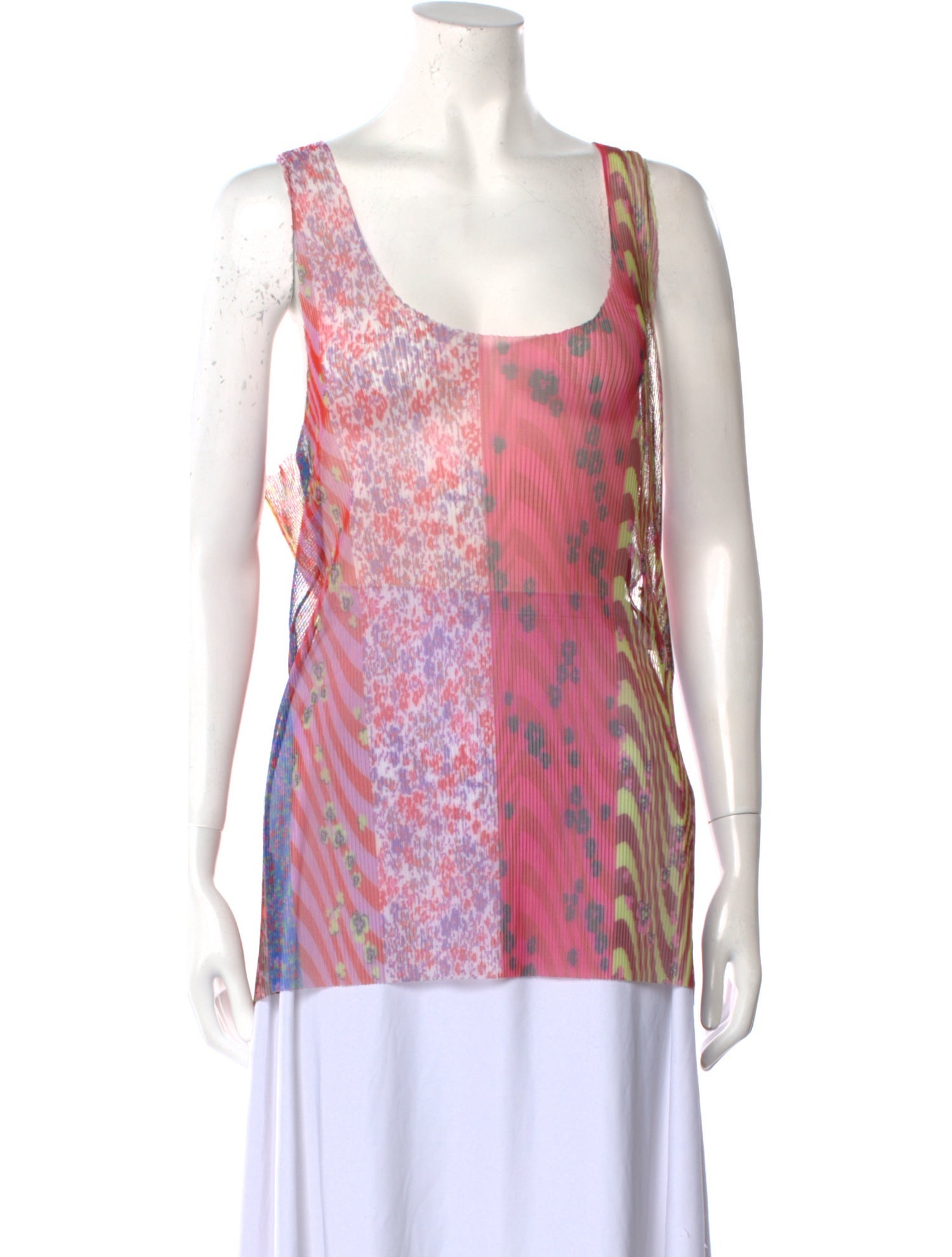 Philosophy di Lorenzo Serafini Printed Scoop Neck Top