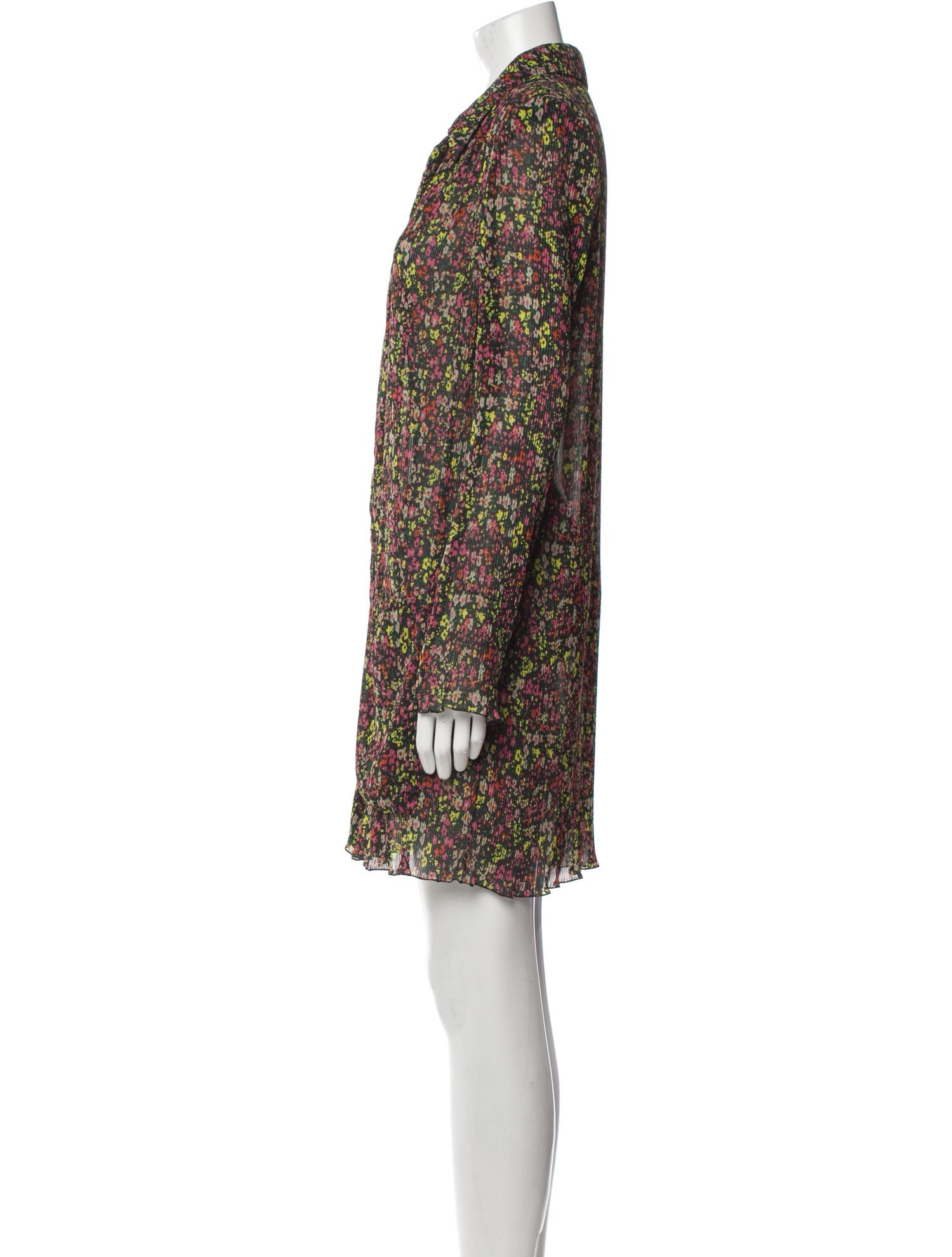 Philosophy di Lorenzo Serafini Floral Print Long Sleeve Tunic