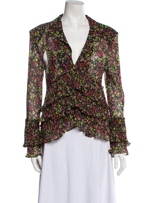 Philosophy di Lorenzo Serafini Floral Print V-Neck Blouse