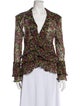Philosophy di Lorenzo Serafini Floral Print V-Neck Blouse