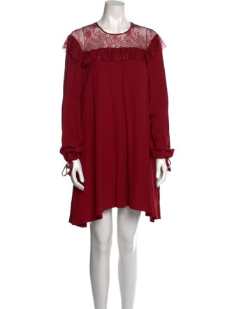 Philosophy di Lorenzo Serafini Scoop Neck Mini Dress