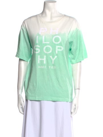 Philosophy di Lorenzo Serafini Tops Graphic Print Crew Neck T-Shirt XS