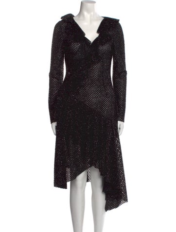 Philosophy di Lorenzo Serafini Dresses V-Neck Long Dress Us4, It40 | S