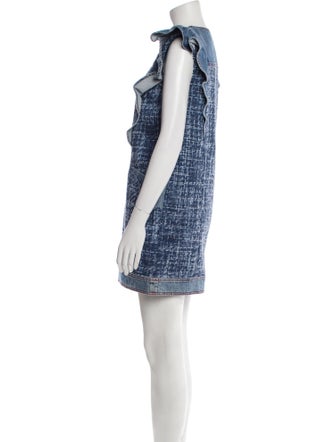 Philosophy di Lorenzo Serafini Tweed Pattern Mini Dress